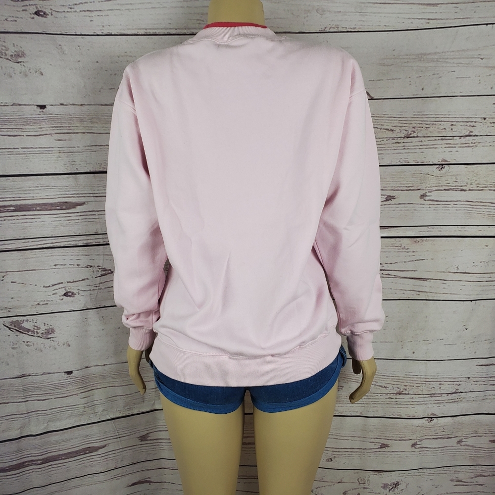 M & Sportswear Medium Baby Pink Sweatshirt – Women’s Cozy Pullover - Picture 6 of 7